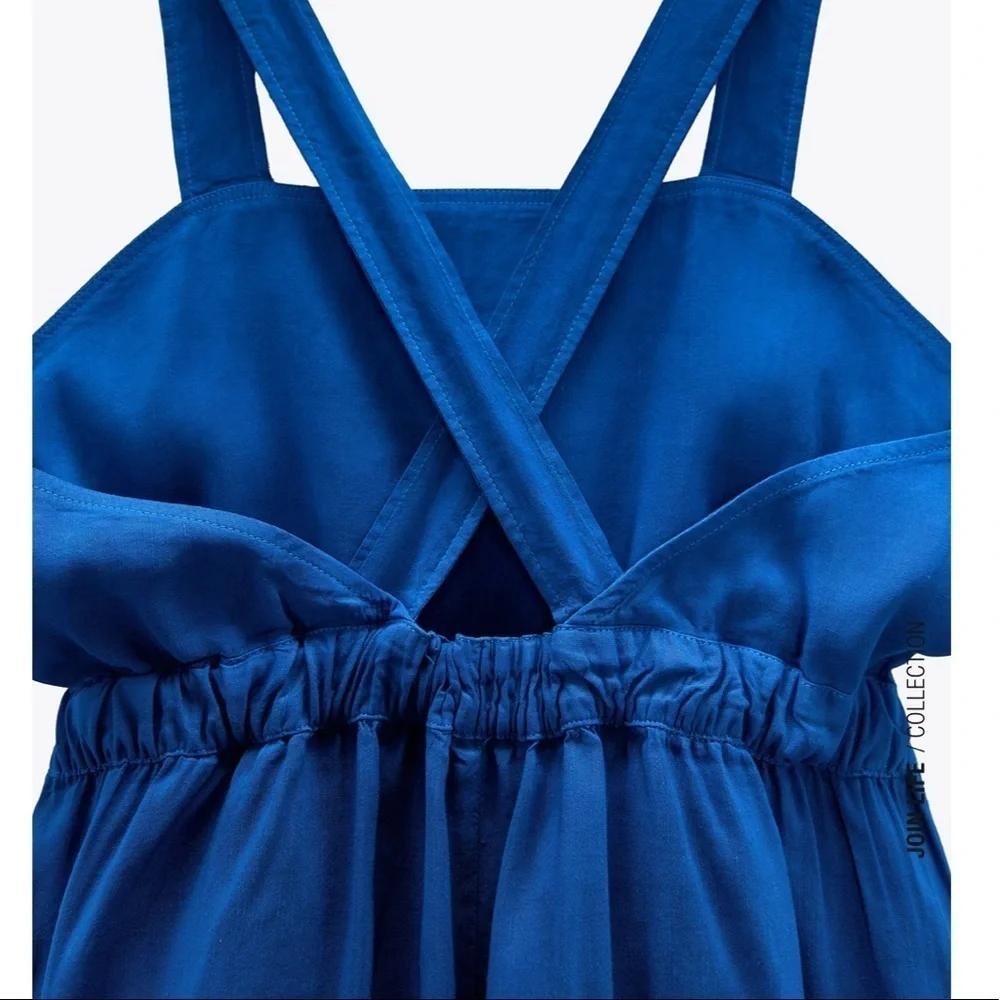 ZARA BNWT Linen Blend Jumpsuit